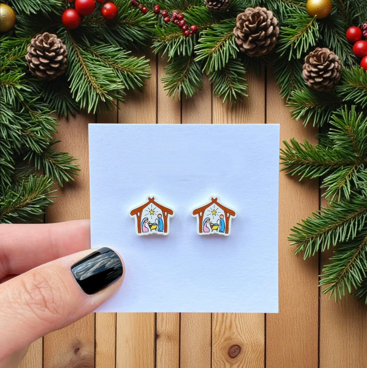 Nativity Studs