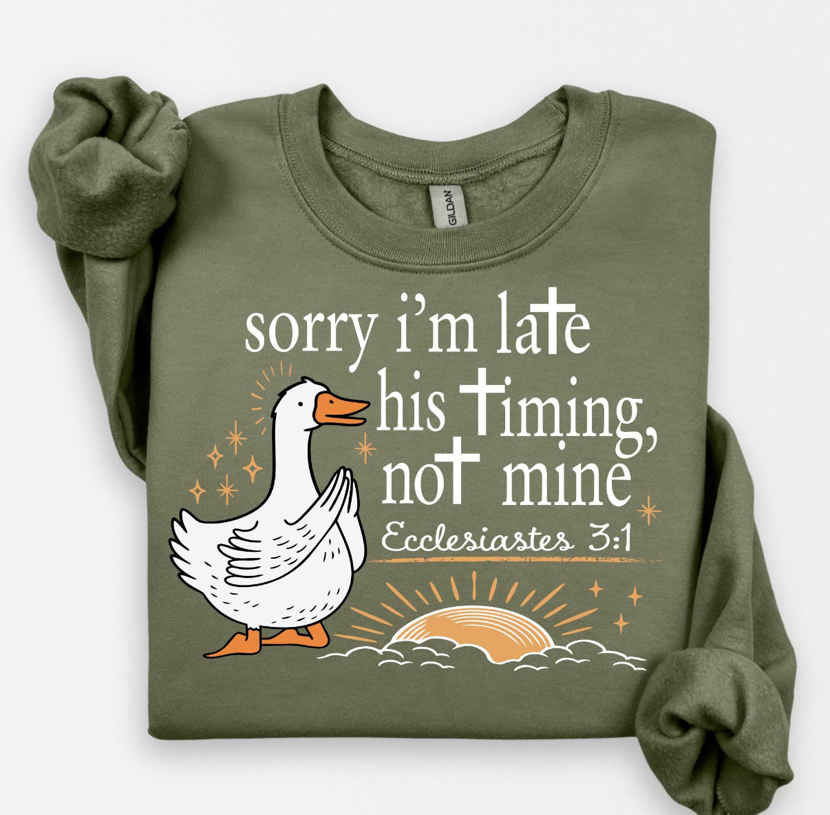 Sorry I am Late His Timing Not Mine