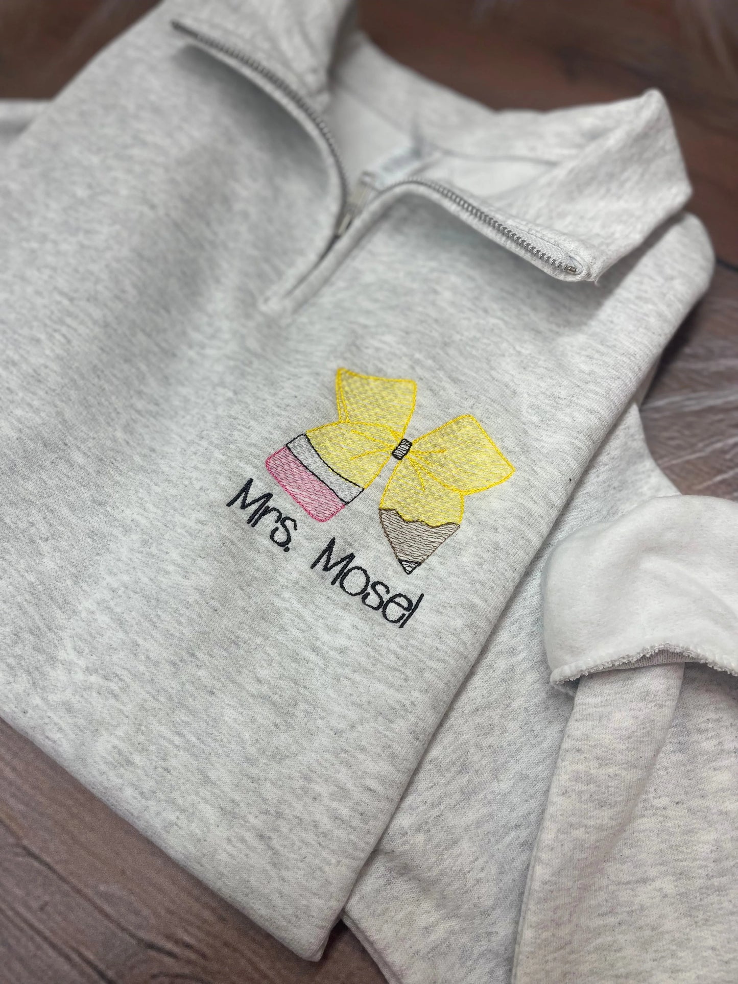 Pencil Quarter Zip