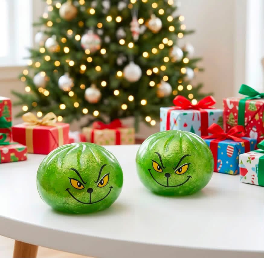 Grinch Dumplings