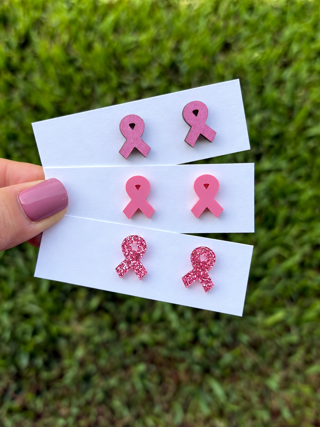 Breast Cancer Studs