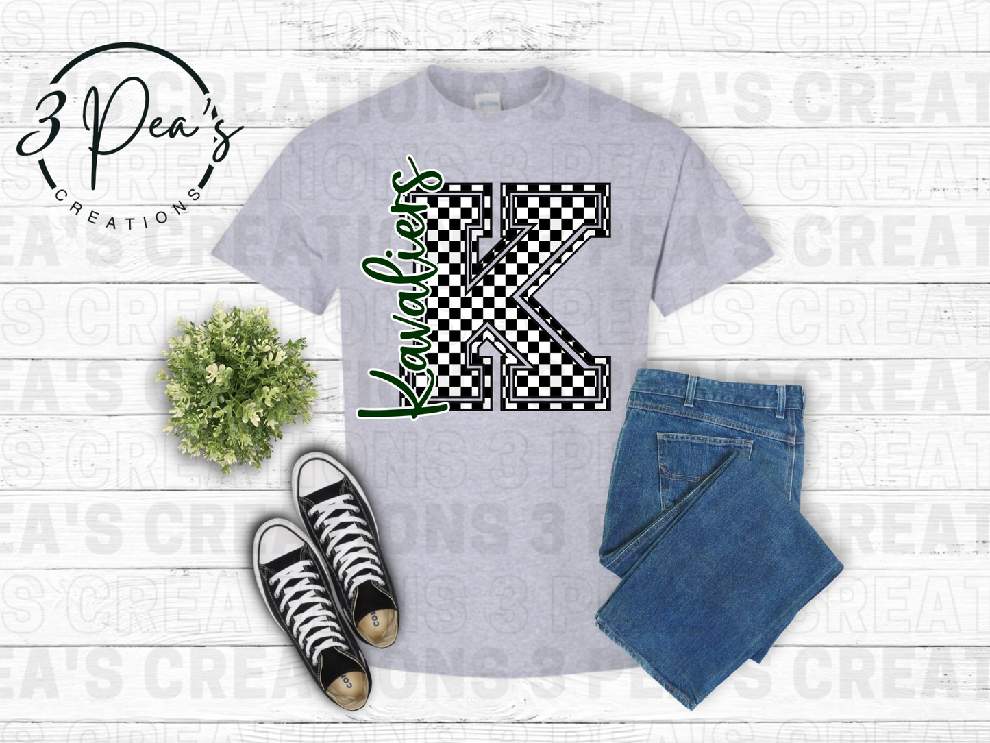 Kavaliers Checkered Letter