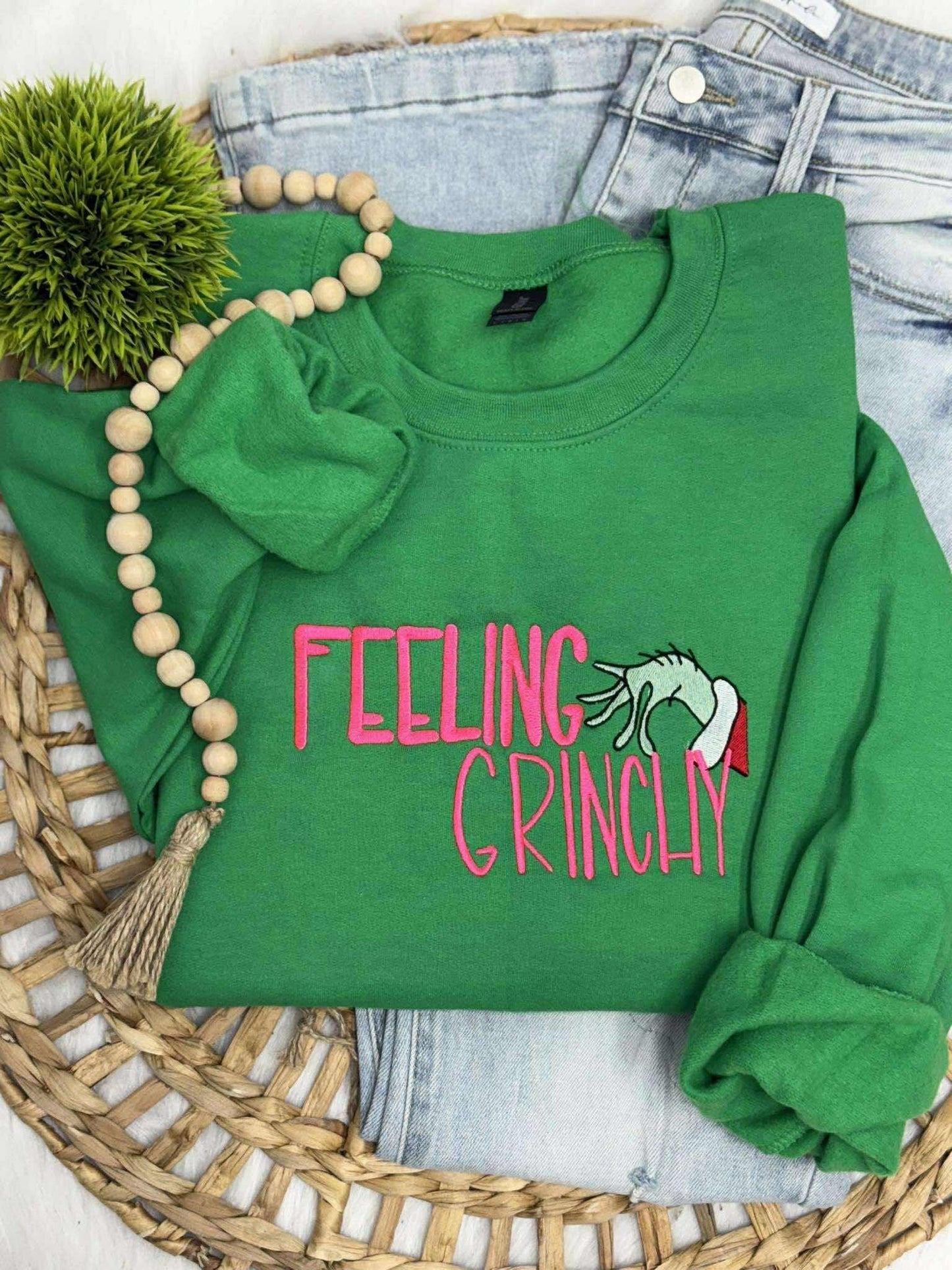 Feelin Grinchy Embroidery