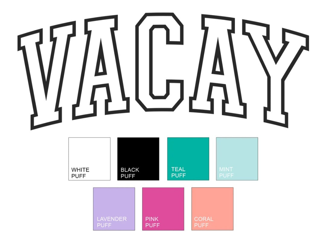 Vacay Puff Print (BS)