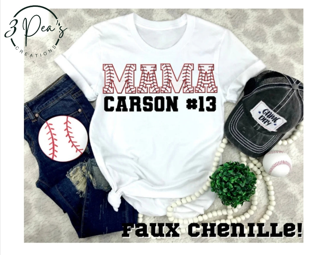 Baseball Mama Name & # (OC)