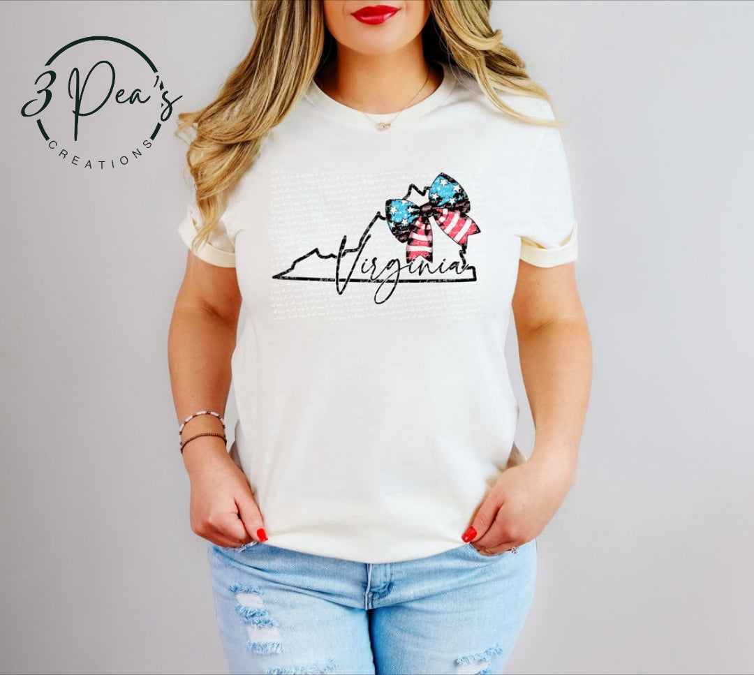 Virginia Patriotic Bow