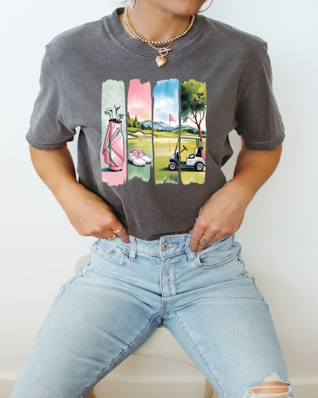 Golf Brushstrokes Youth