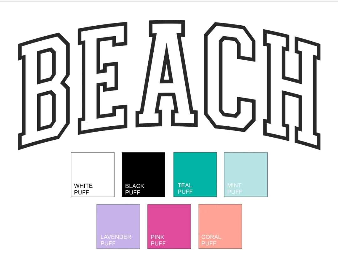Beach Puff Print (BS)