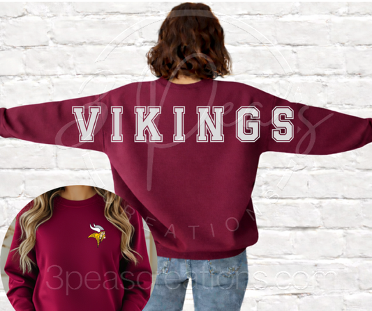 Large Vikings Back