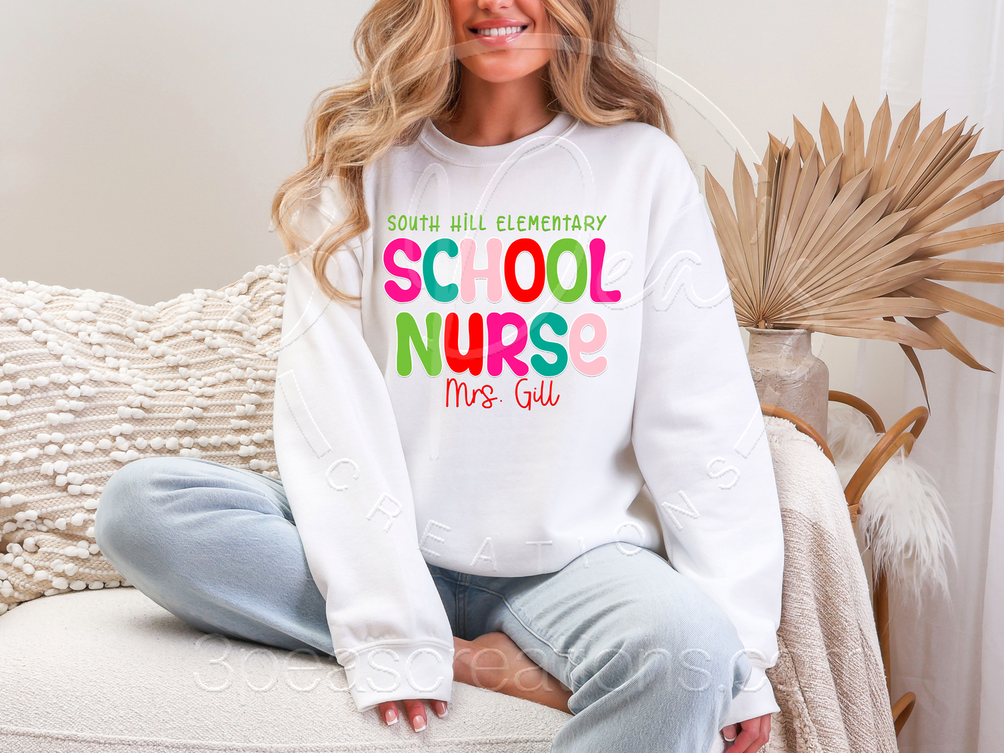School Bubble Font Titles