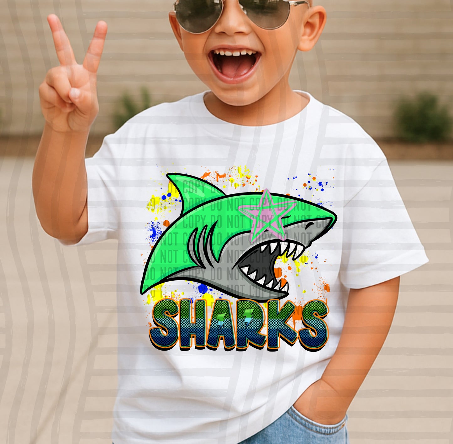 Youth Star Eyed Sharks (Boy Version)