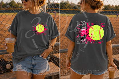 Crushers Splatter Front Back
