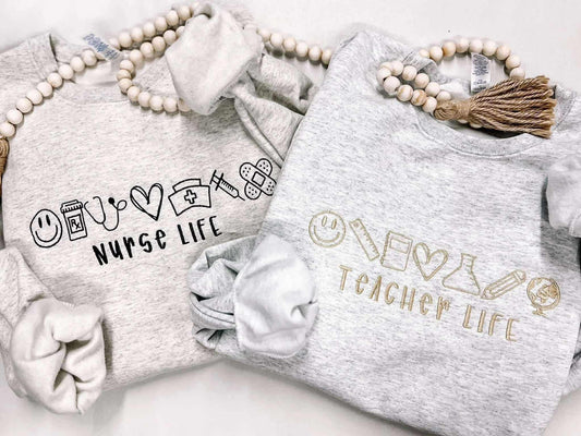 Embroidered Occupation Sweatshirts