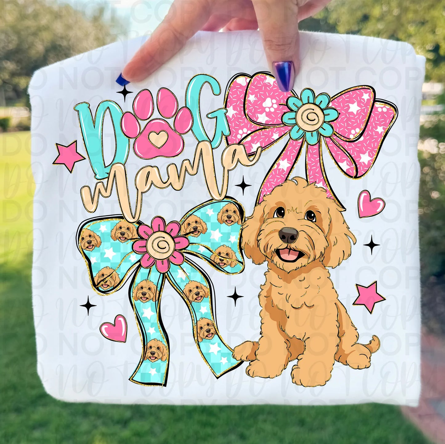 Dog Mama Golden Doodle