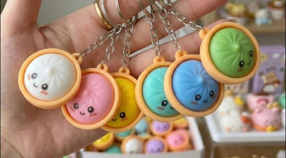 Dumpling Key Chain
