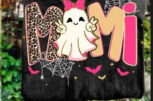 Mimi Leopard Pink/Gold Font Spiderweb (SS)
