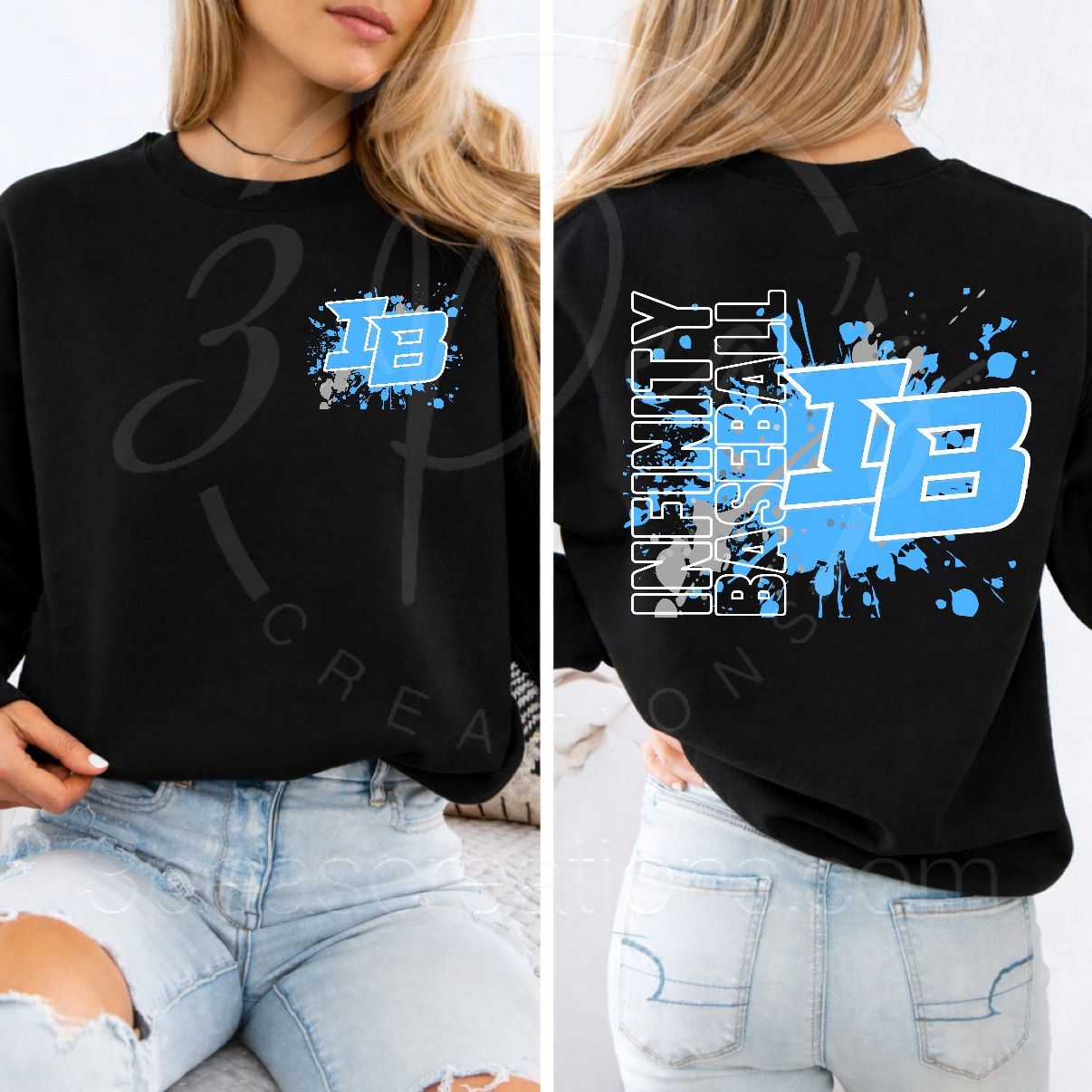 Infinity Splatter Front Back