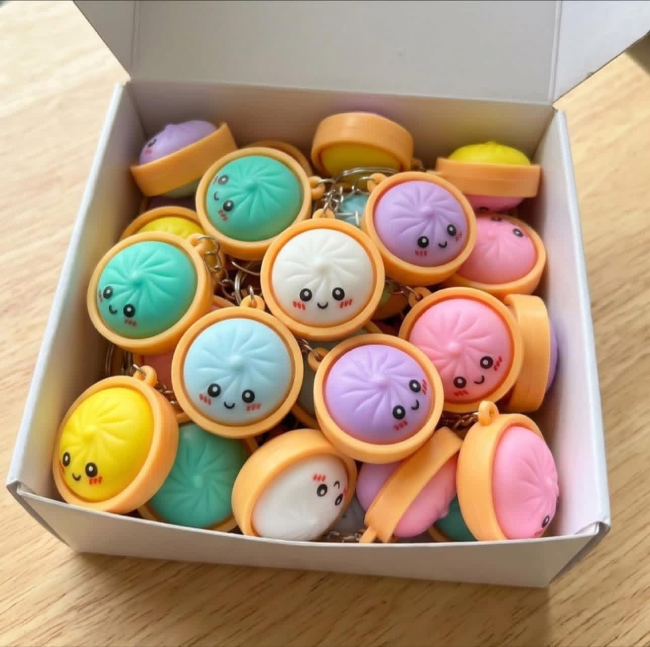 Dumpling Key Chain