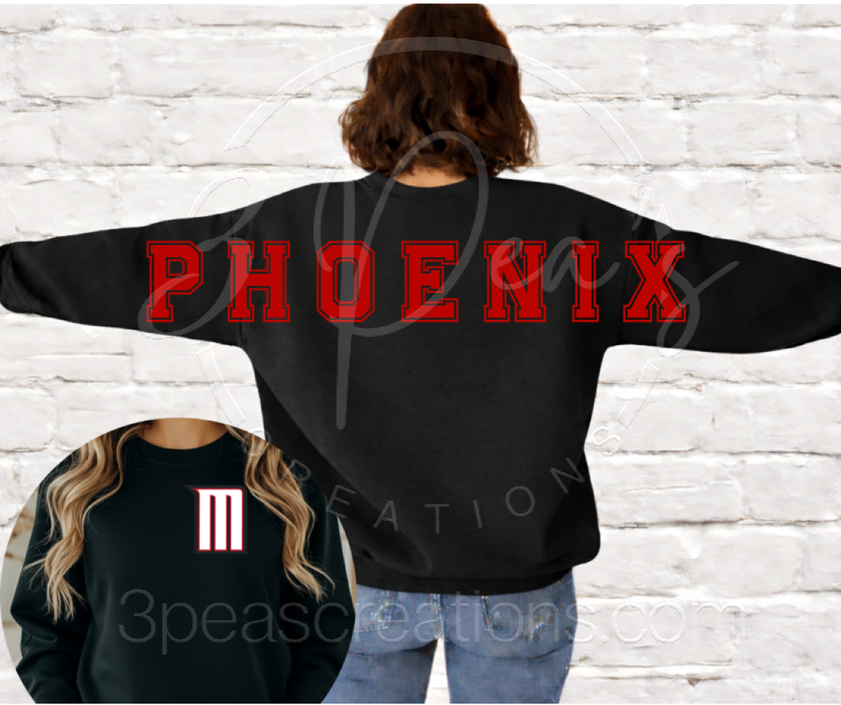 Large Phoenix Back