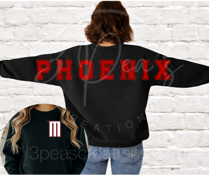Large Phoenix Back