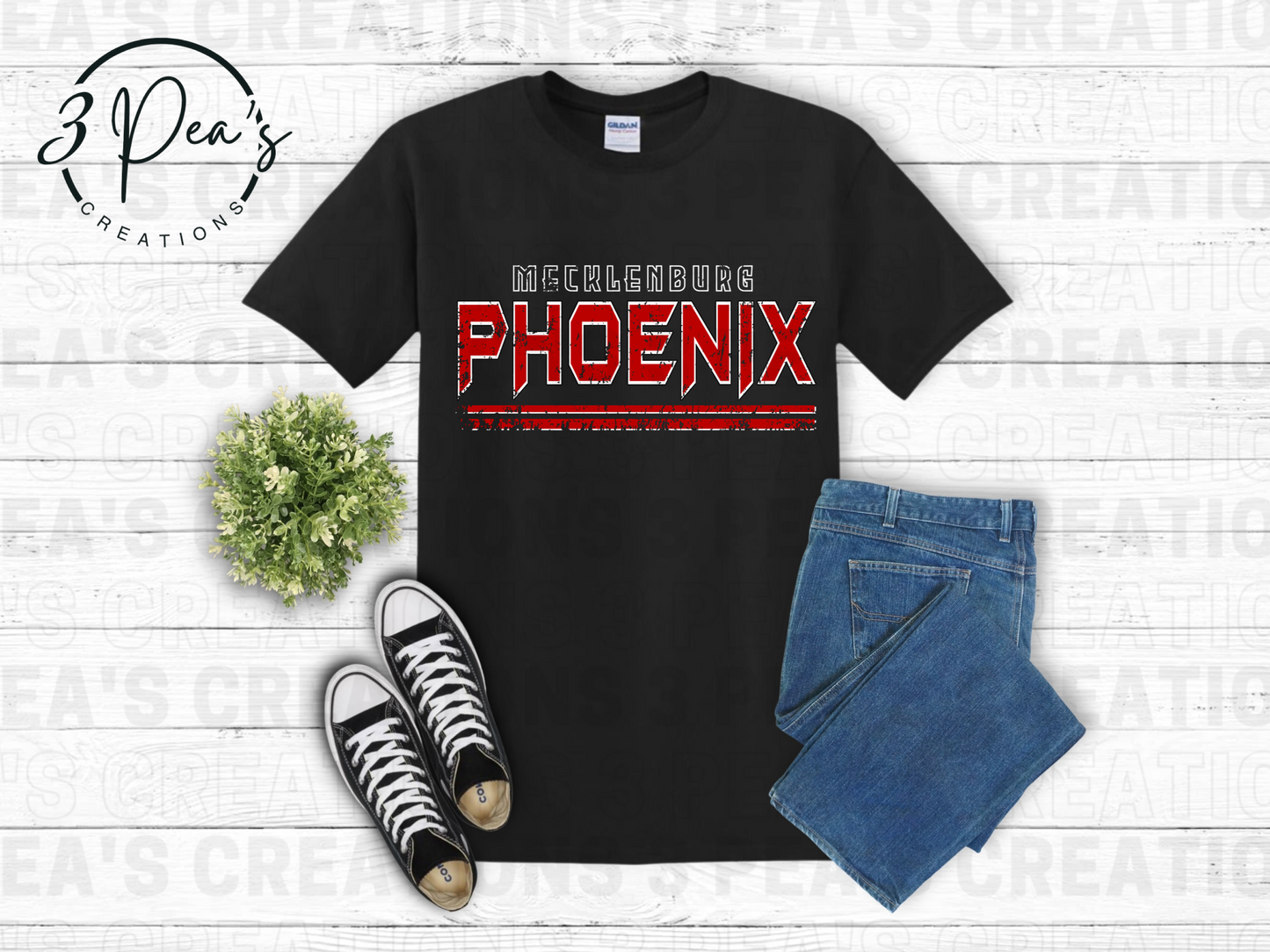 Mecklenburg Phoenix Block Word