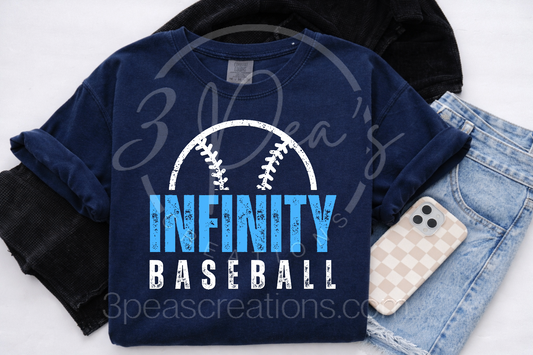 Infinity Distressed Baseball