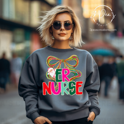 Toddler Custom Christmas Alpha Set Glitter Effect with Bow