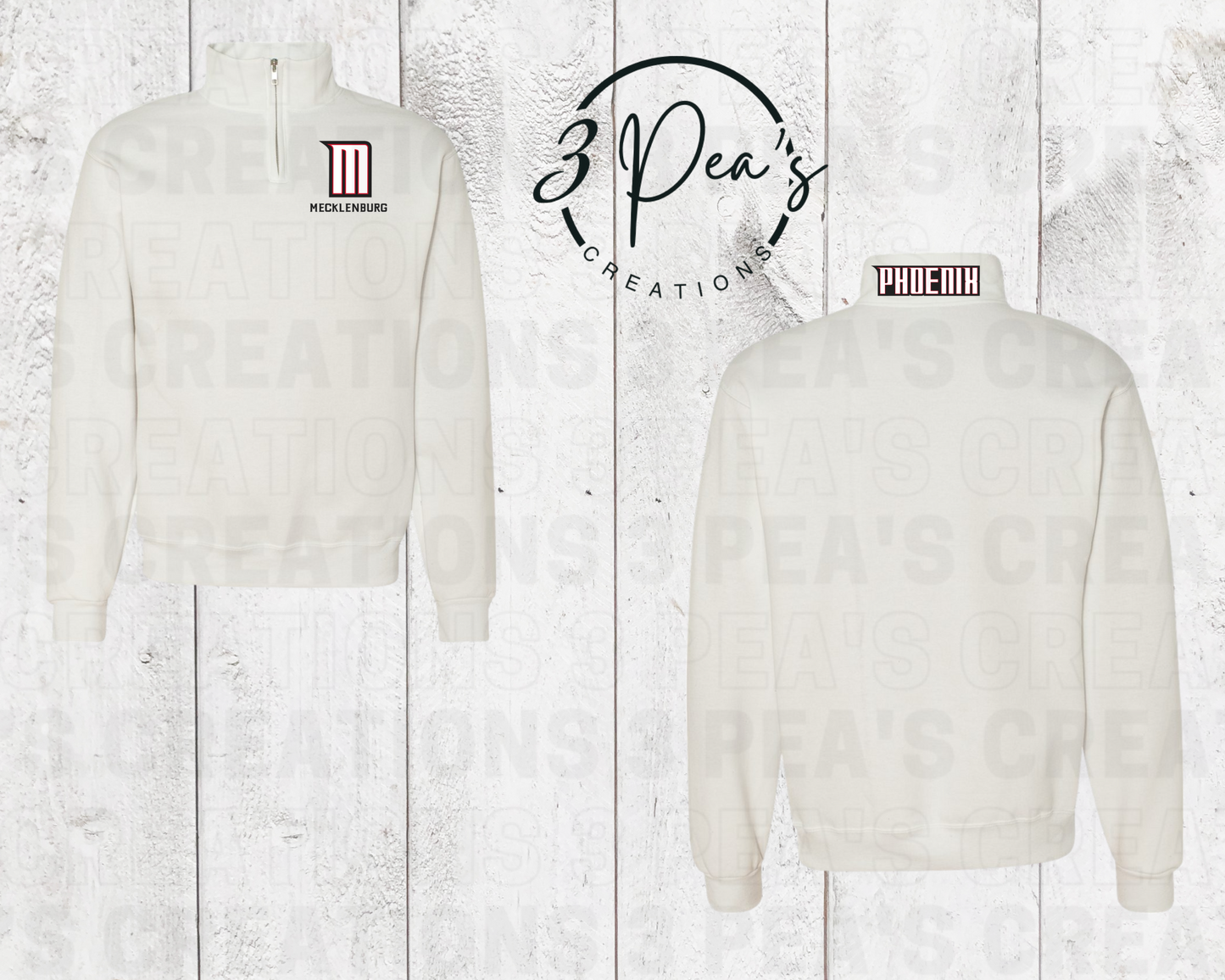 Phoenix Embroidered 1/4 Zip Sweatshirt