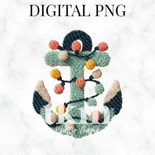 Plush Christmas Anchor (TKM)