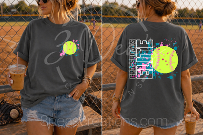 Elite Splatter Front Back
