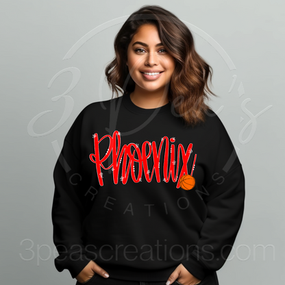 Phoenix Doodle Basketball