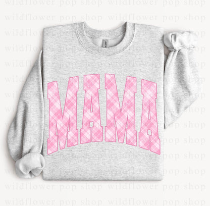 Mama Pink Plaid