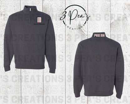 Phoenix Embroidered 1/4 Zip Sweatshirt
