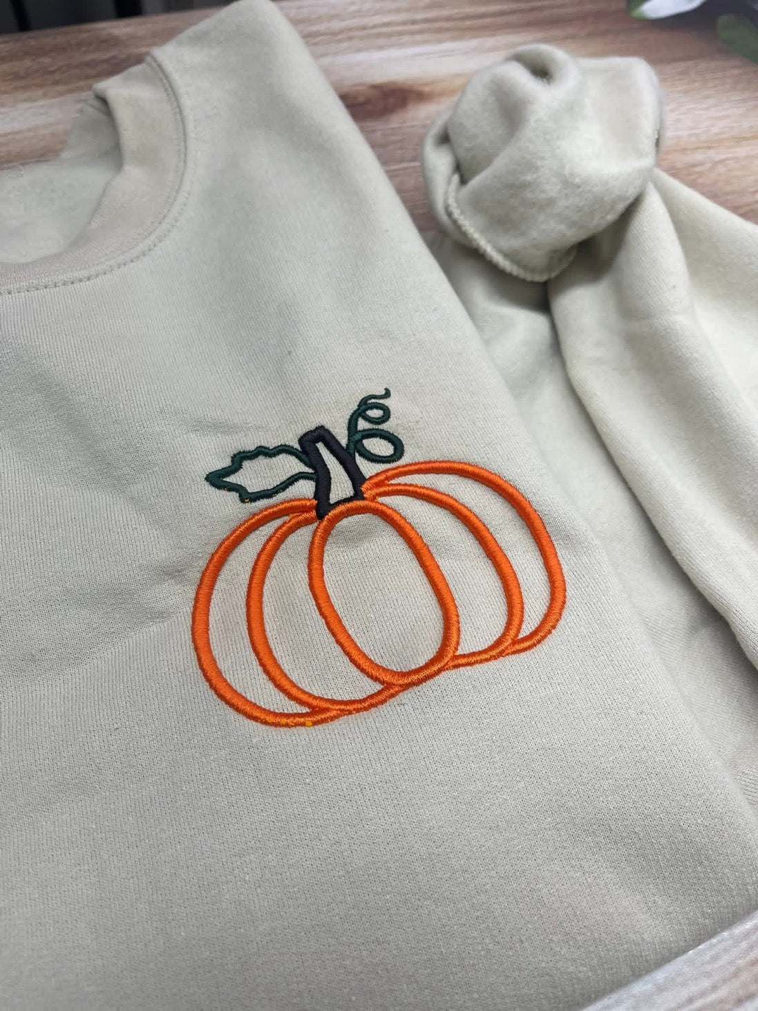 Puff Pumpkin Embroidery Design