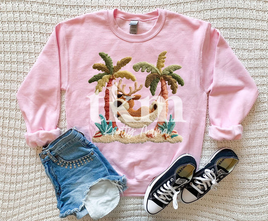 Plush Lounging Reindeer (TKM)