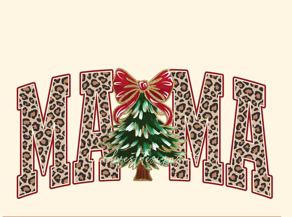 Mama Cheetah Christmas Tree (E)