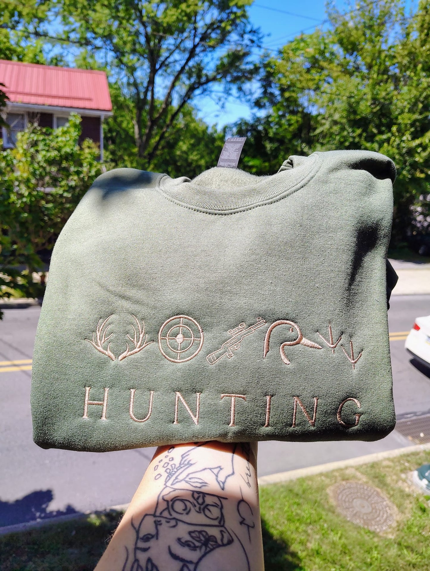 Hunting Season Embroidered Sweatshirt
