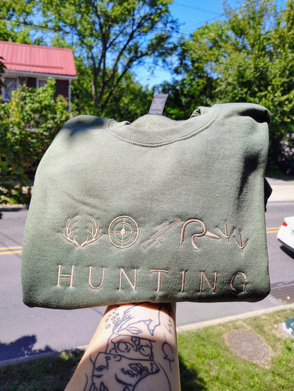 Hunting Season Embroidered Sweatshirt