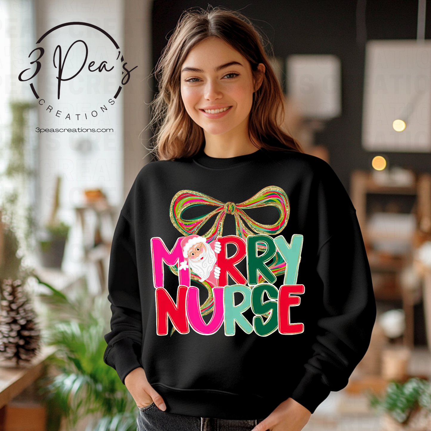 Custom Glitter Alpha with Bow