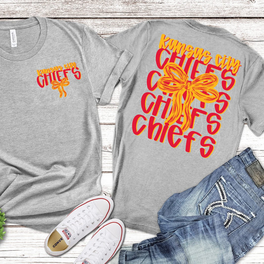 KC Chiefs Stacked Bow