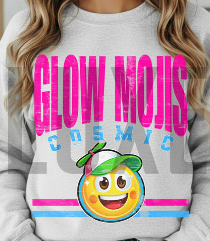 Youth Glow Mojis Words