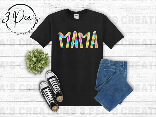 Mama Watercolor Words