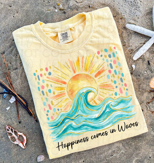 Happiness Comes In Waves