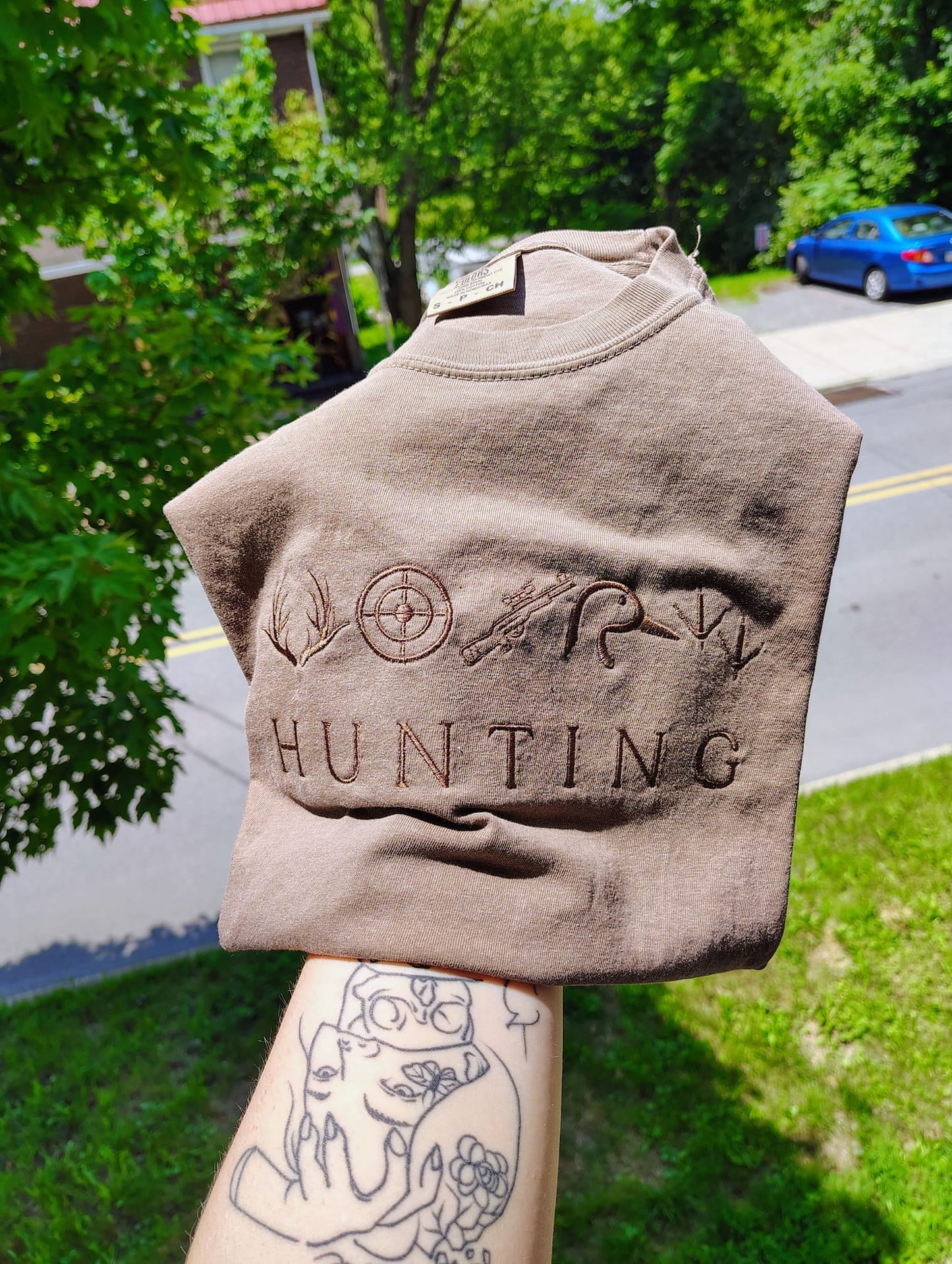 Hunting Season Embroidered Sweatshirt