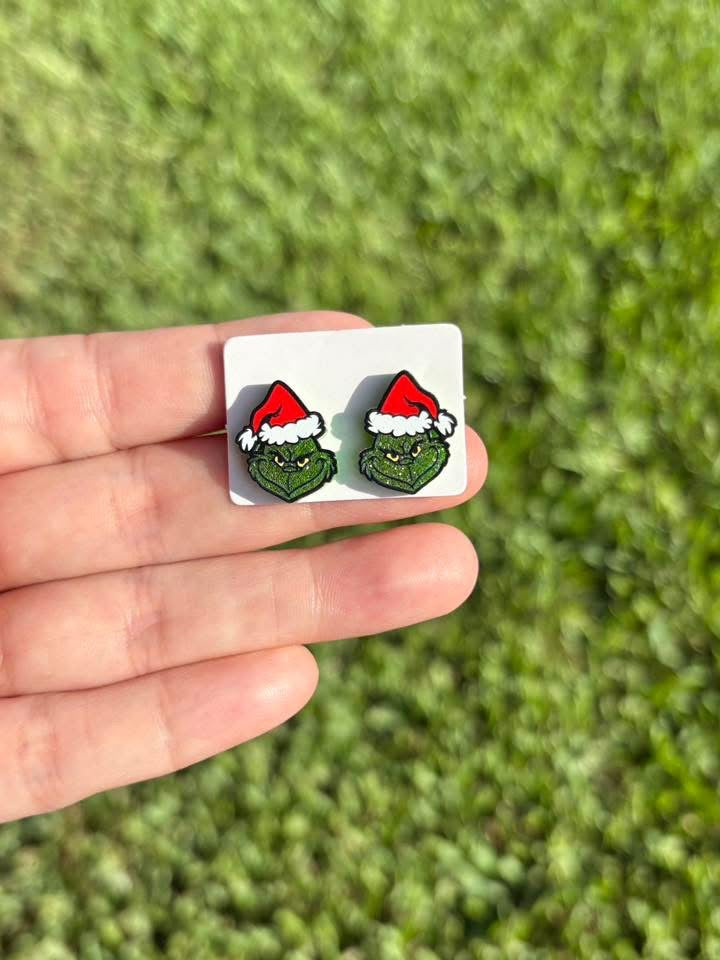 Glitter Gman Studs
