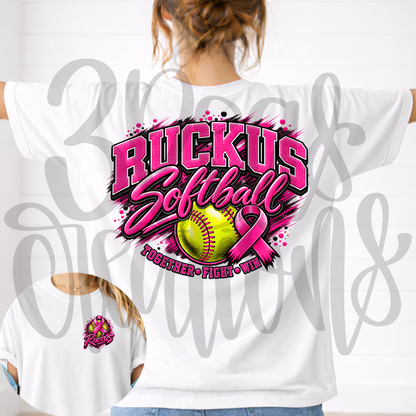 Ruckus Softball Pink Out