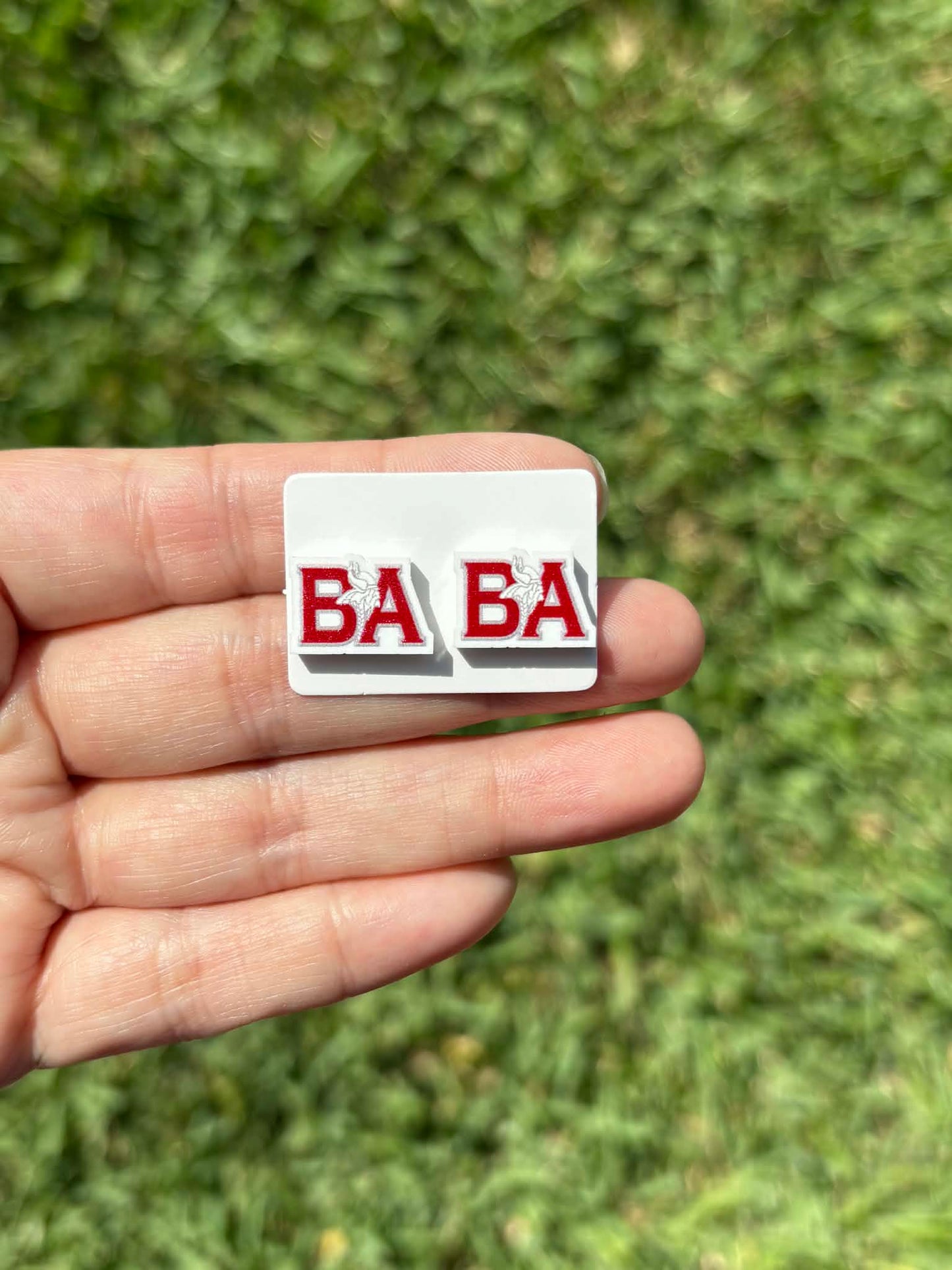 BA Stud Earrings