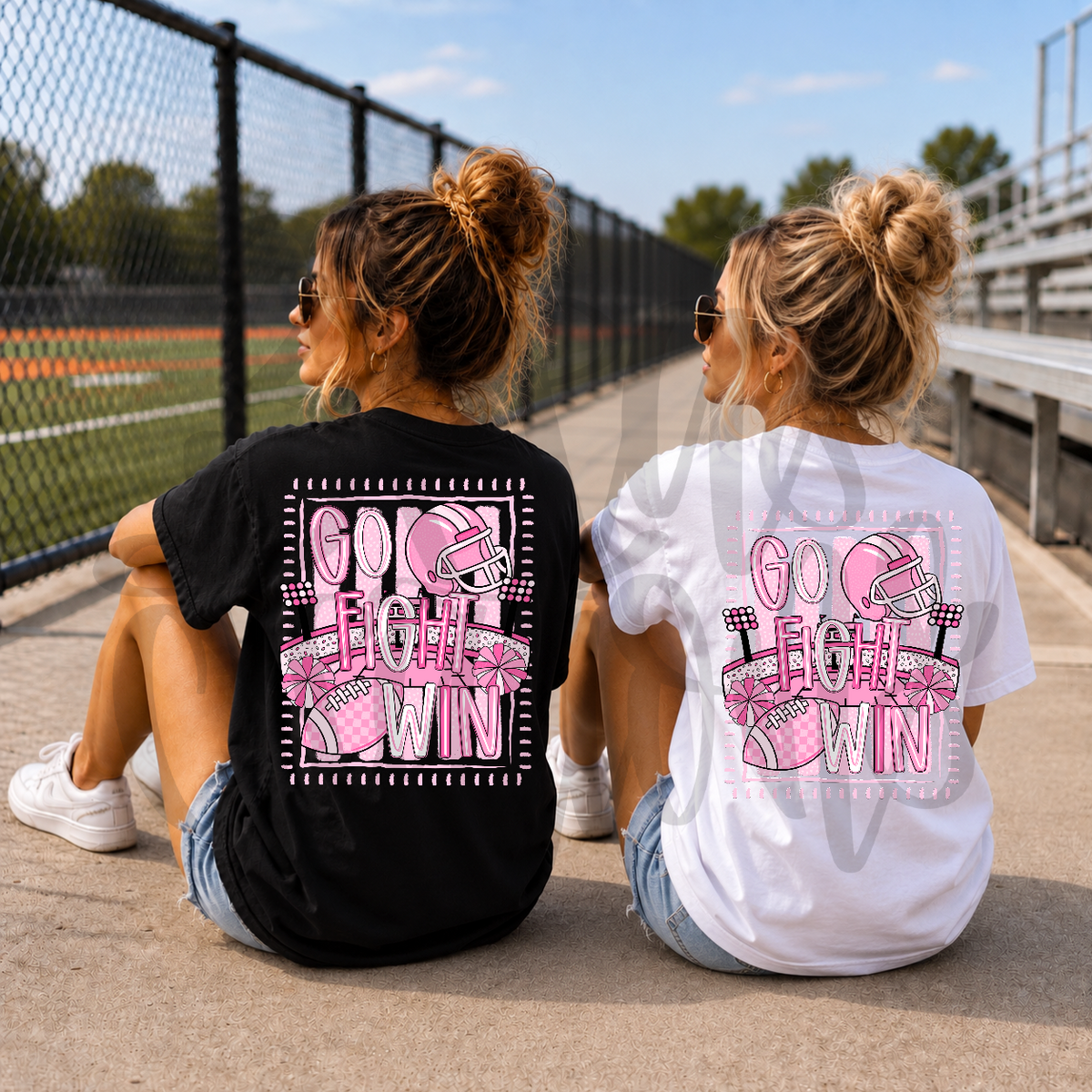 Pink Go Fight Win Football