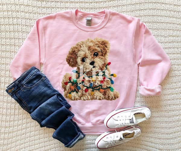 Plush Christmas Puppy (TKM)