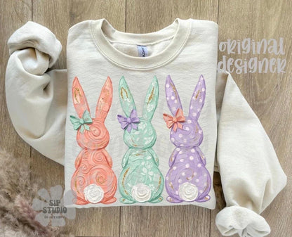 3 Pastel Bunnies